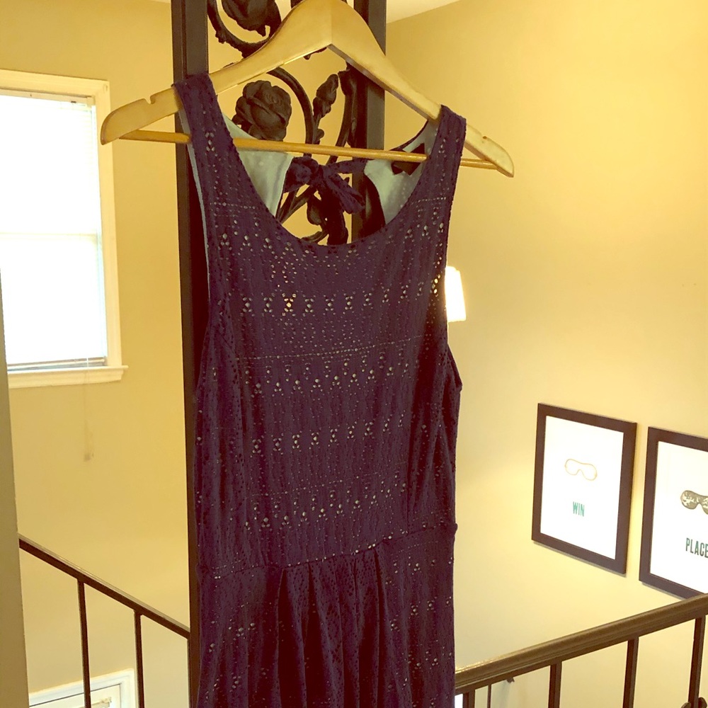 Gap navy patterned dress
